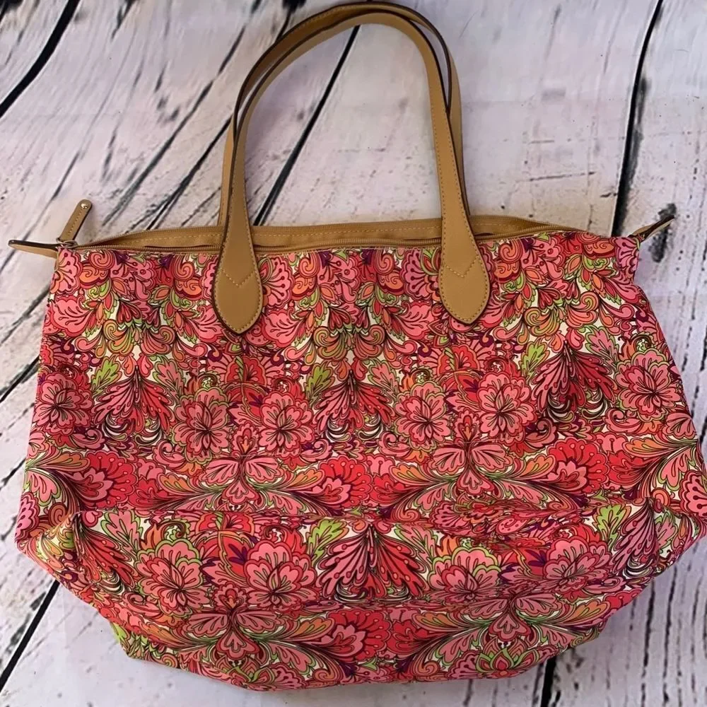Tignanello Floral Fabric Bag EUC and Gorge…‎